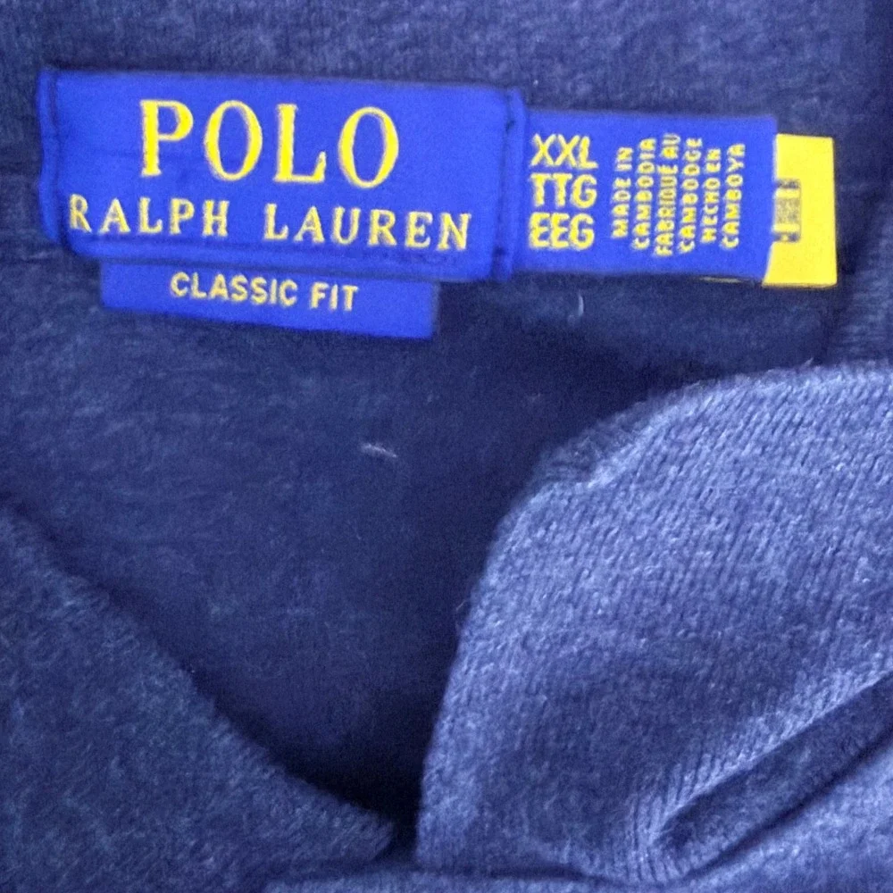 Polo Ralph Lauren Polo Shirt Mens XXL Dark Gray Classic Fit Cotton Pony Preppy